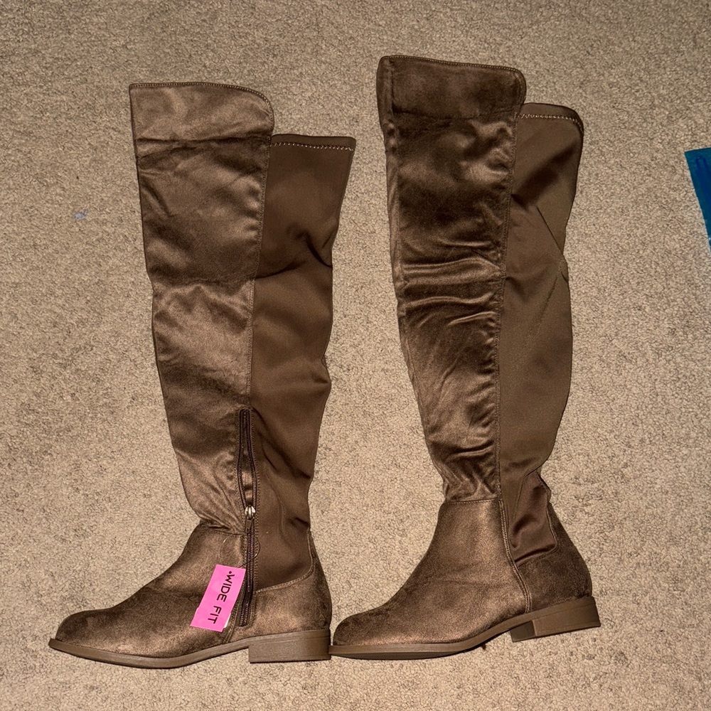 Forever 21 Brown Over-the-Knee Boots